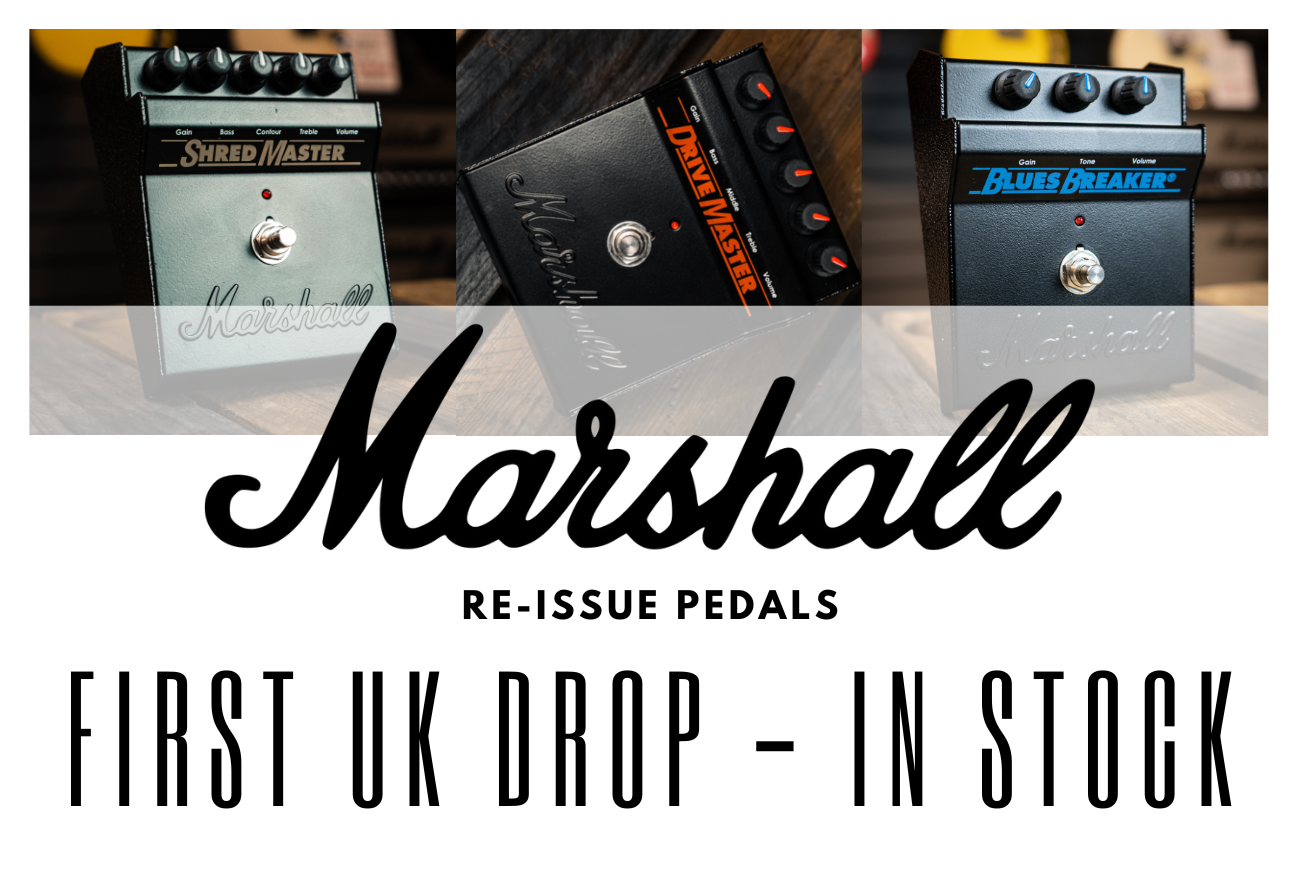 Marshall Re-Issue Pedals Announced!