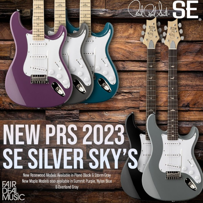 NEW FOR 2023 : PRS SE Silver Sky new colours!