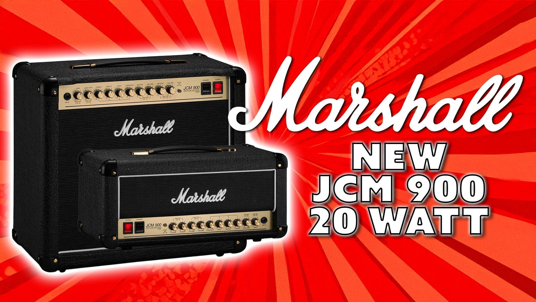 The All New Marshall JCM900 20 Watt - Combo and Head