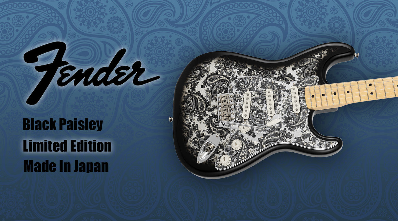 Fender Black Paisley Made in Japan Limited Edition