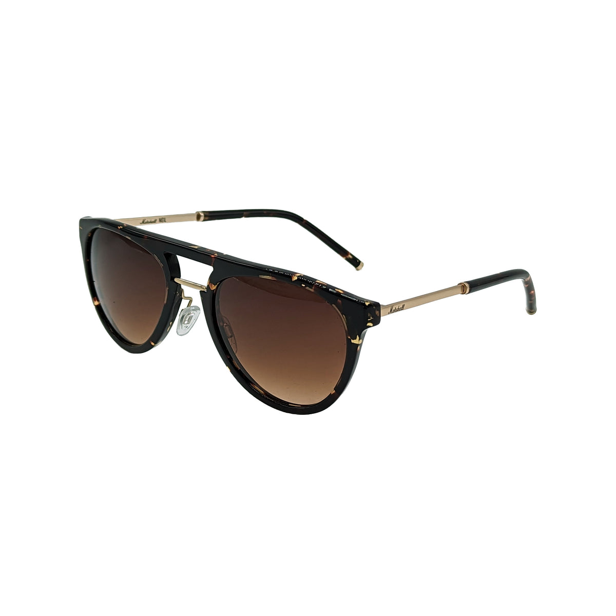 Marshall Sunglasses Neil - Dark Turtle, Brown Graded Lens - Fair Deal Music