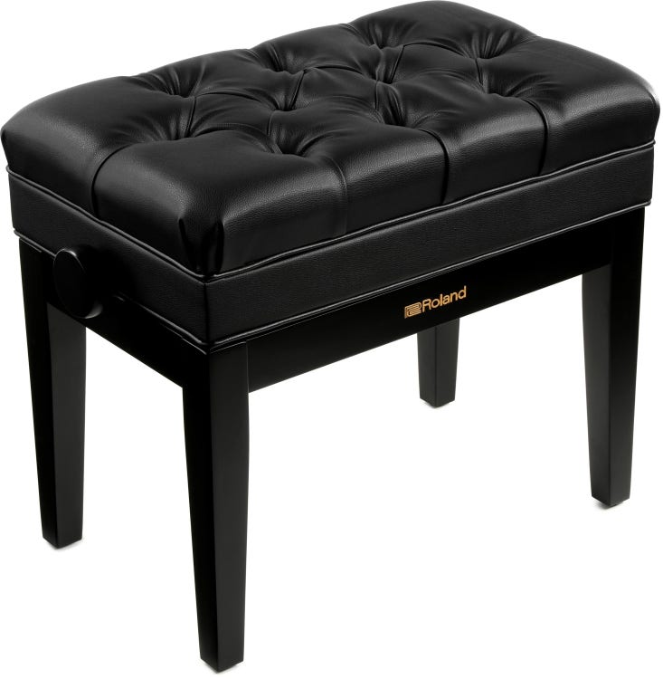 Roland Adjustable Piano Bench Satin Black (Used) - Fair Deal Music