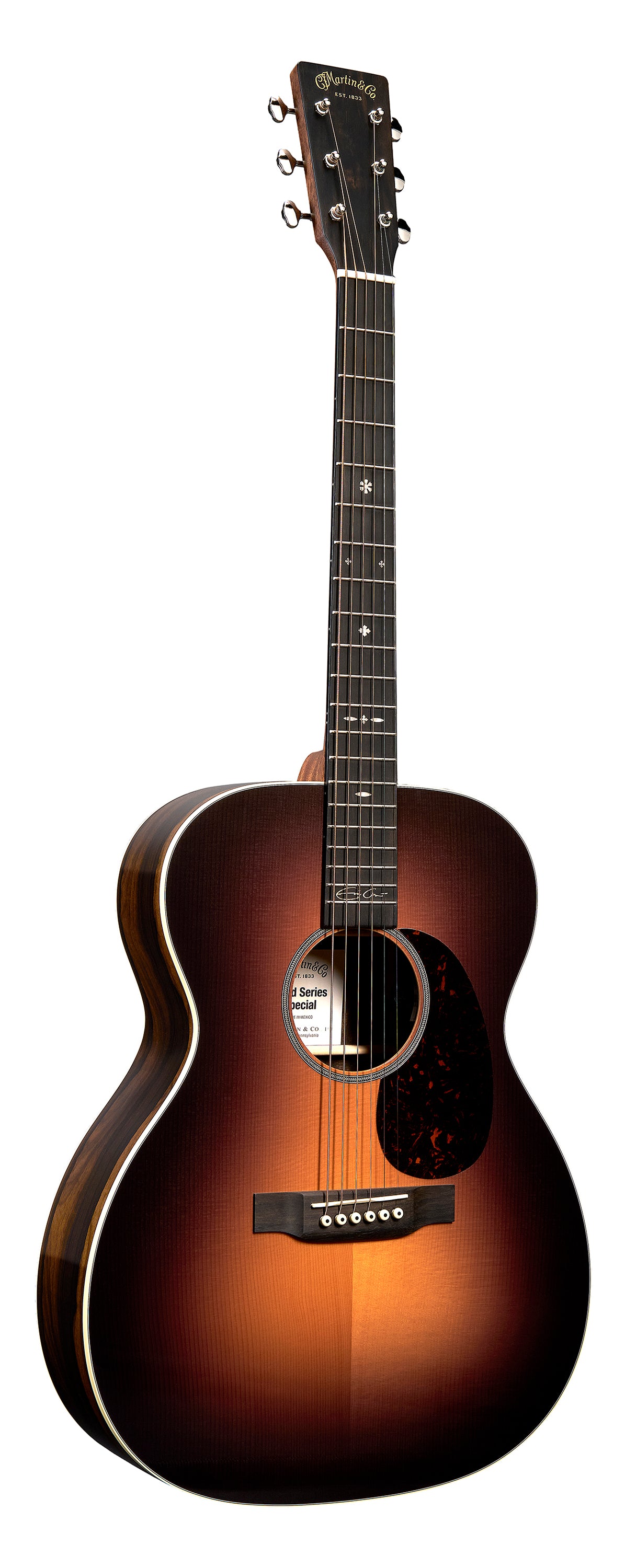embargo 2pm, 25 September Martin 000-13E Eric Clapton 1935 Sunburst Electro-Acoustic Guitar - Fair Deal Music