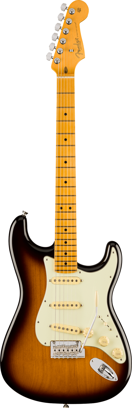 Fender 70th Anniversary American Professional II Stratocaster, Maple Fingerboard, 2 Colour Sunburst - Fair Deal Music