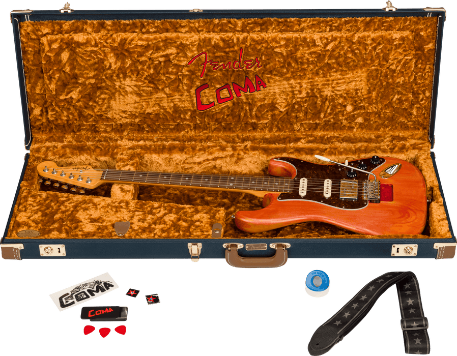 Fender Michael Landau Coma Stratocaster in Coma Red, Ex Display - Fair Deal Music