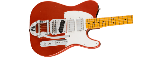 Fender Stories Collection Mike Campbell Red Dog Telecaster®, Maple Fingerboard, Red Dog Red, (Open-Box) Electric Guitar - Fair Deal Music