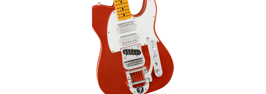 Fender Stories Collection Mike Campbell Red Dog Telecaster®, Maple Fingerboard, Red Dog Red, (Open-Box) Electric Guitar - Fair Deal Music