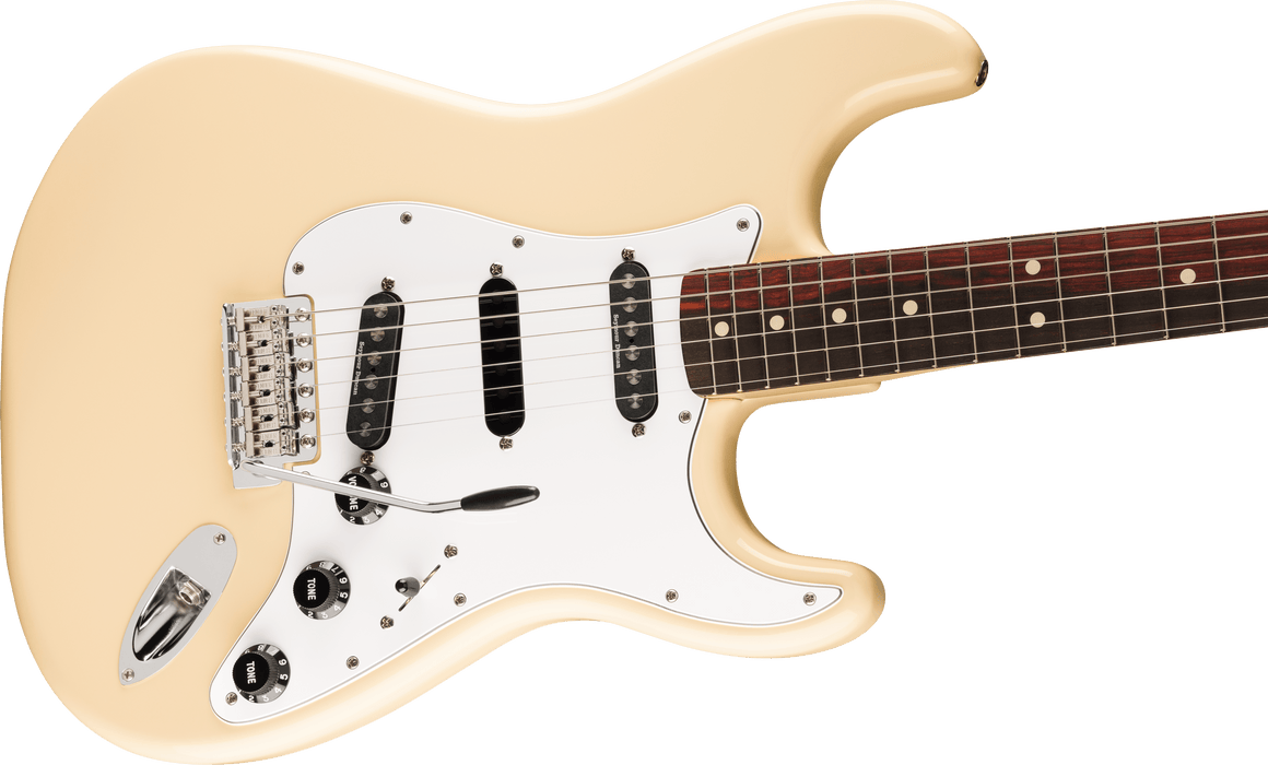 Fender Ritchie Blackmore Stratocaster Scalloped Rosewood Fingerboard Olympic White Electric Guitar - Fair Deal Music