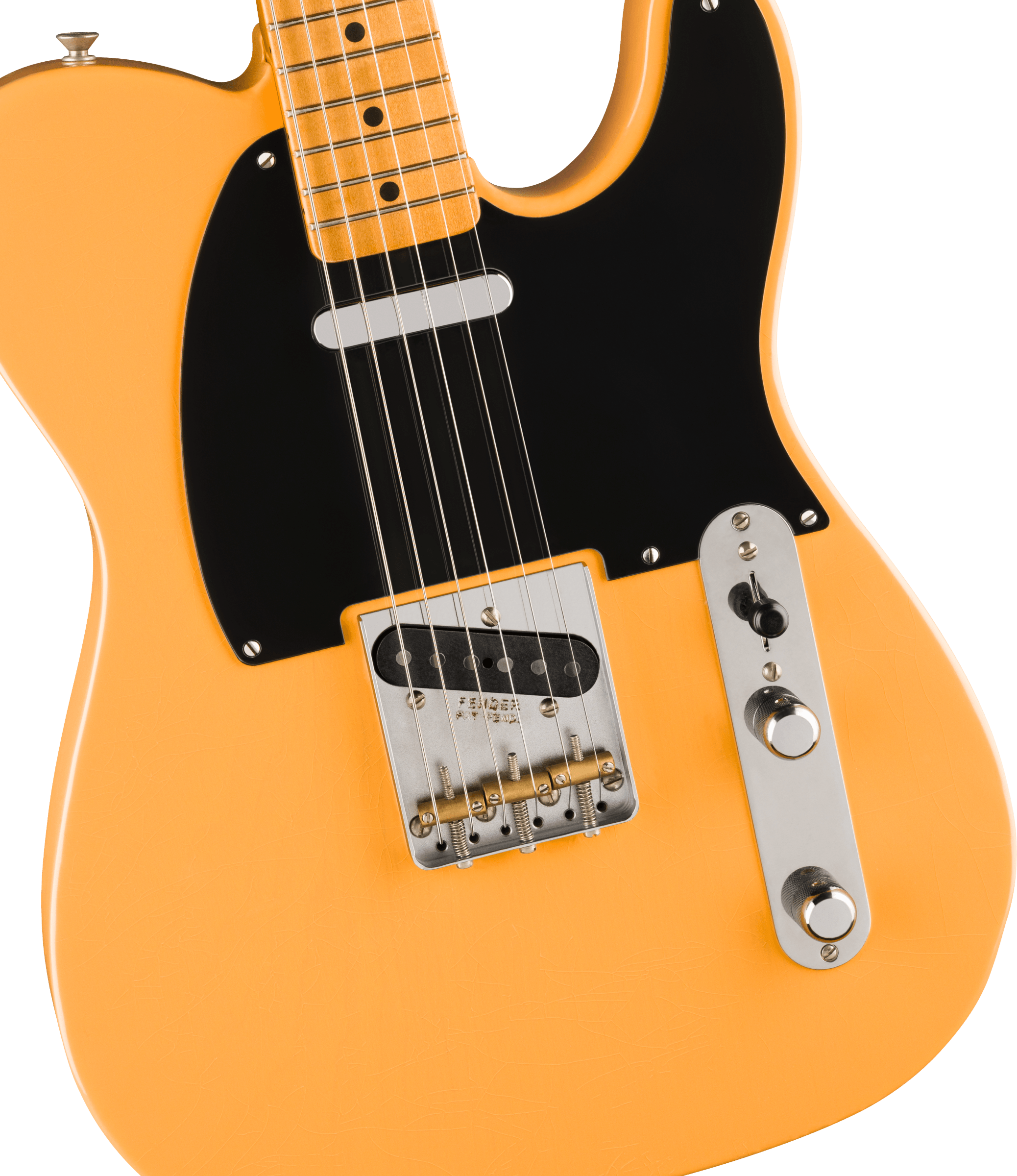 Fender 75th Anniversary Vintera® Road Worn® 1951 Telecaster®, Maple Fingerboard, Butterscotch Blonde - Fair Deal Music