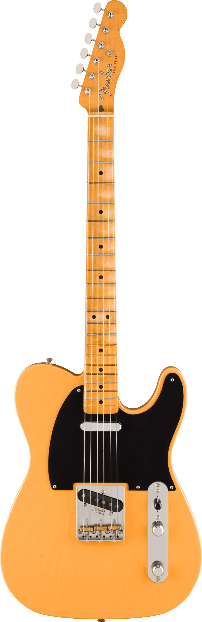 Fender 75th Anniversary Vintera® Road Worn® 1951 Telecaster®, Maple Fingerboard, Butterscotch Blonde - Fair Deal Music