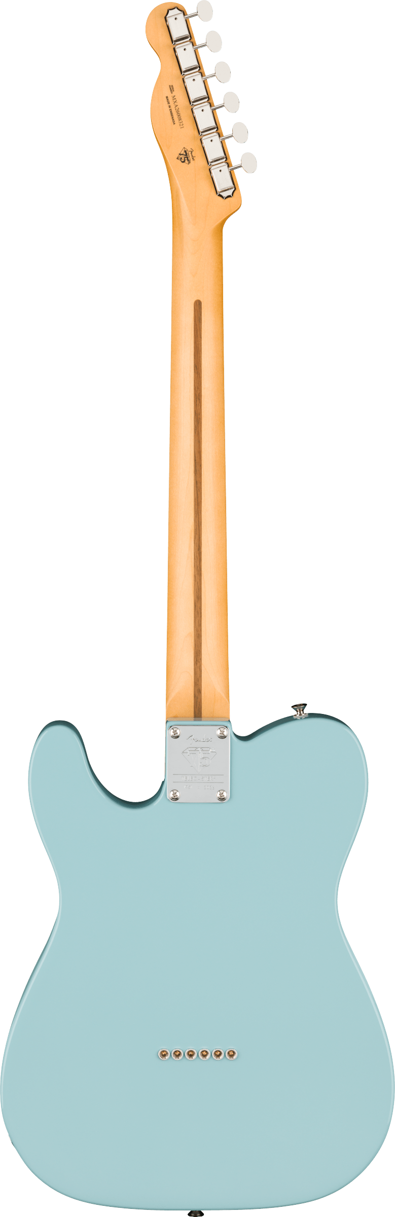Fender 75th Anniversary Player II Telecaster®, Rosewood Fingerboard. Daphne Blue - Fair Deal Music