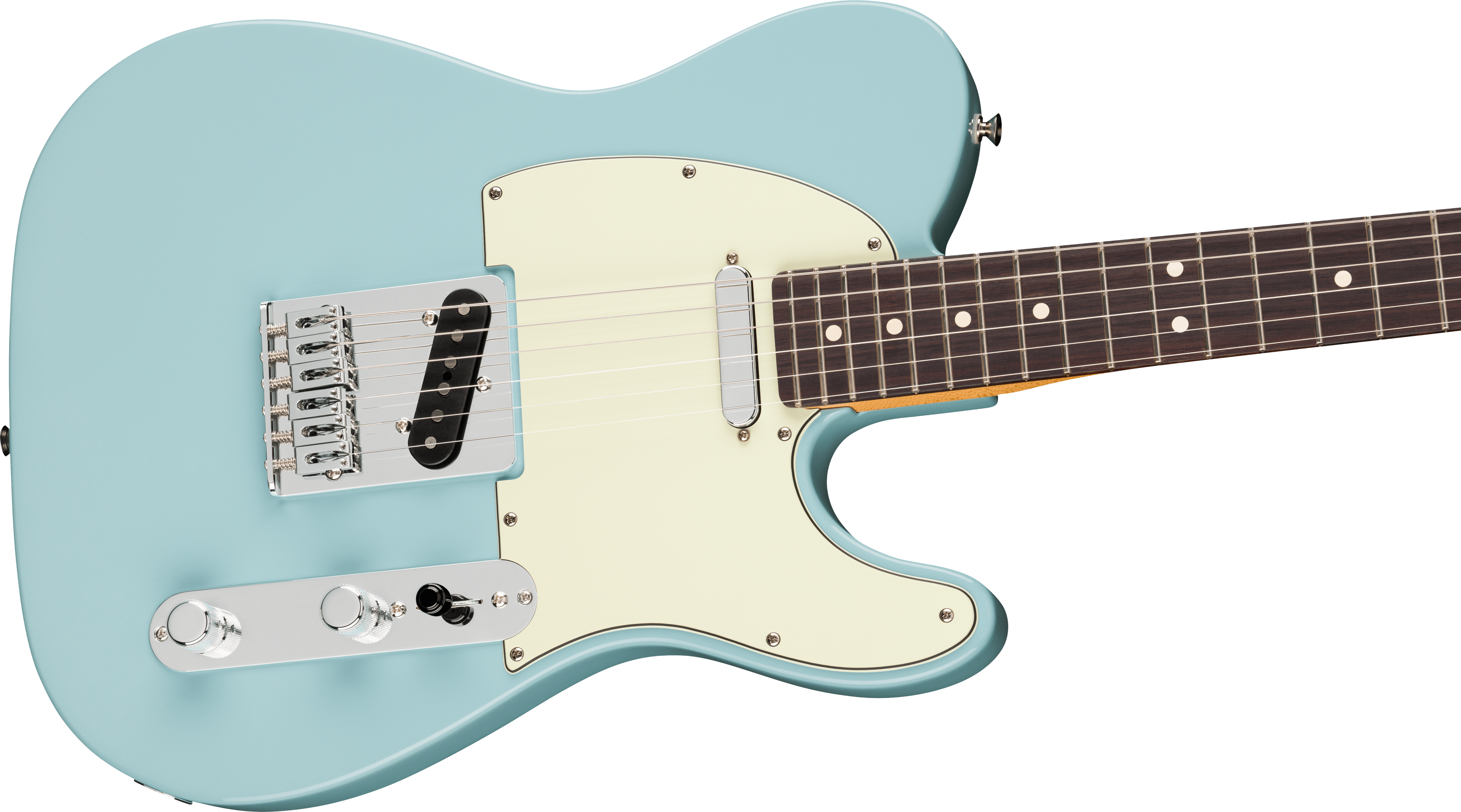 Fender 75th Anniversary Player II Telecaster®, Rosewood Fingerboard. Daphne Blue - Fair Deal Music
