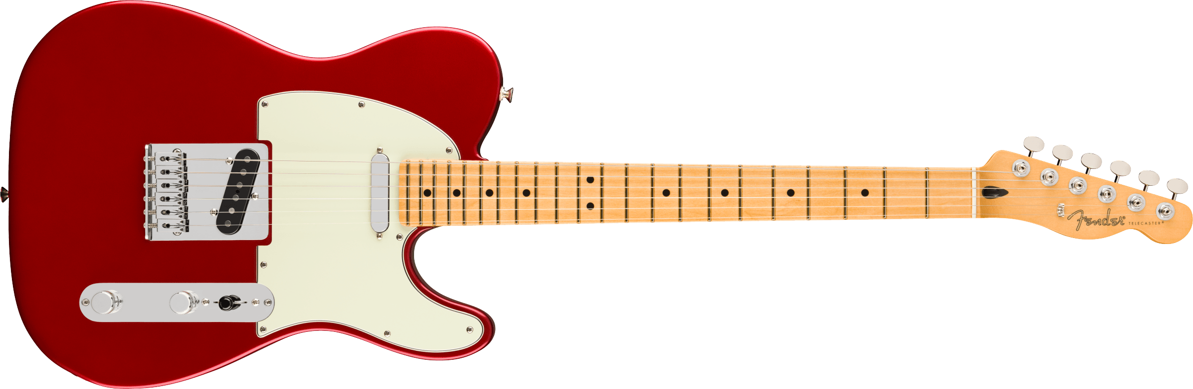 Fender 75th Anniversary Player II Telecaster®, Maple Fingerboard, Candy Apple Red - Fair Deal Music
