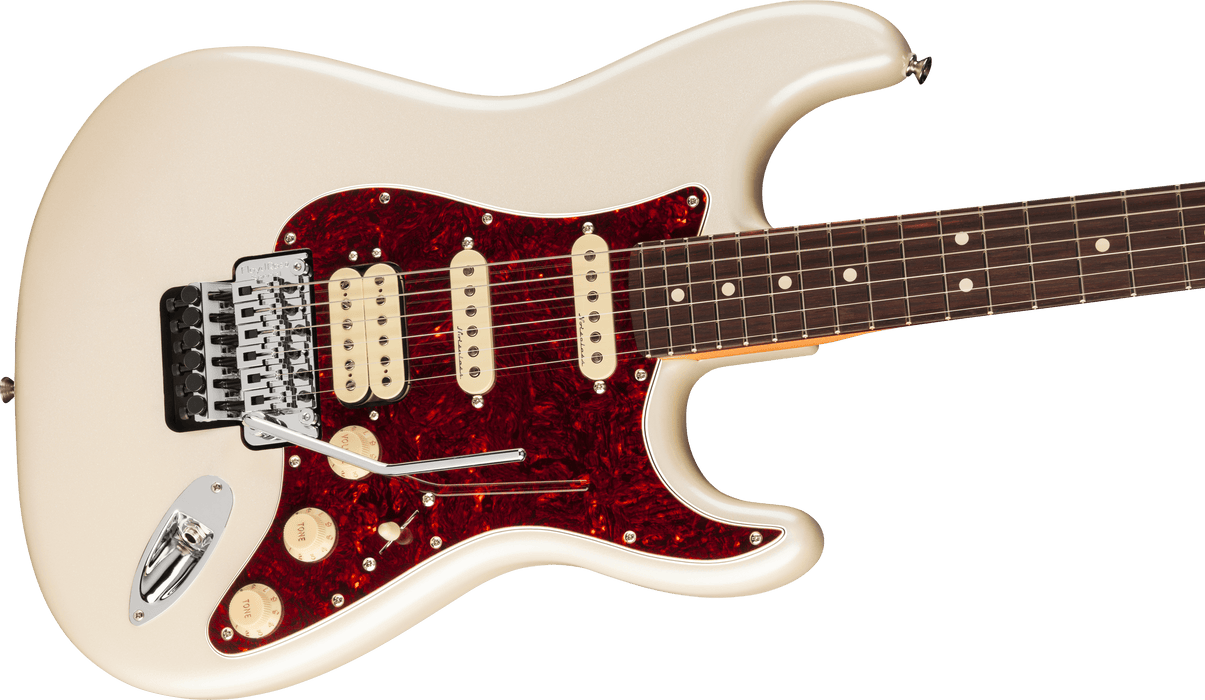 Fender Player II Modified HSS Stratocaster FR in Olympic Pearl, Open Box - Fair Deal Music