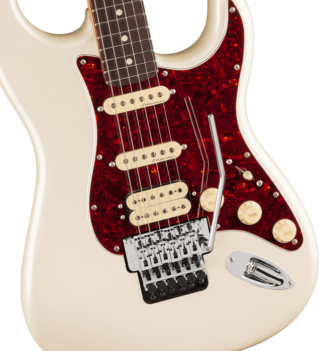Fender Player II Modified HSS Stratocaster FR in Olympic Pearl, Open Box - Fair Deal Music