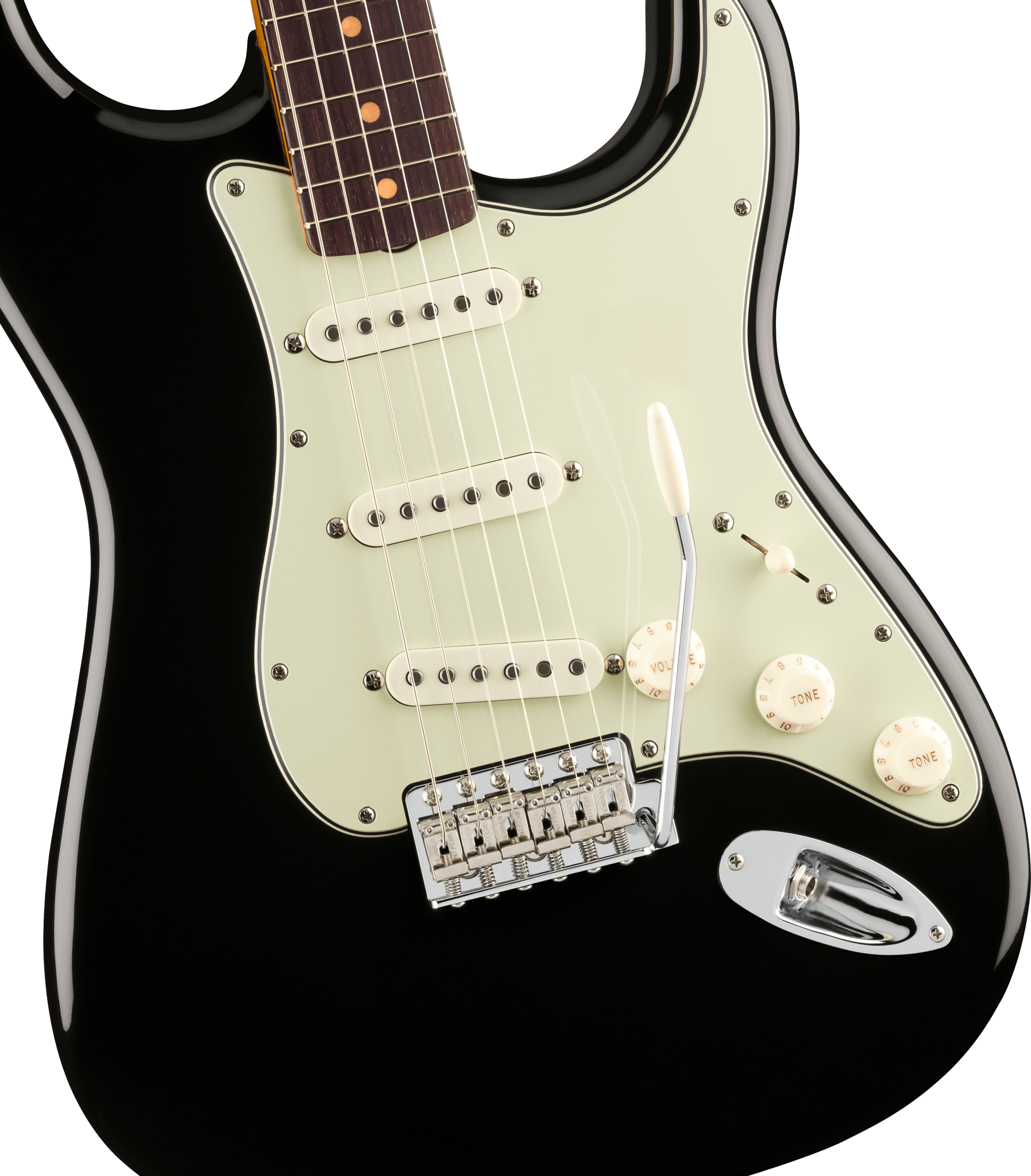 Fender Vintera® III Early '60s Stratocaster®, Rosewood Fingerboard, Black, Electric Guitar - Fair Deal Music