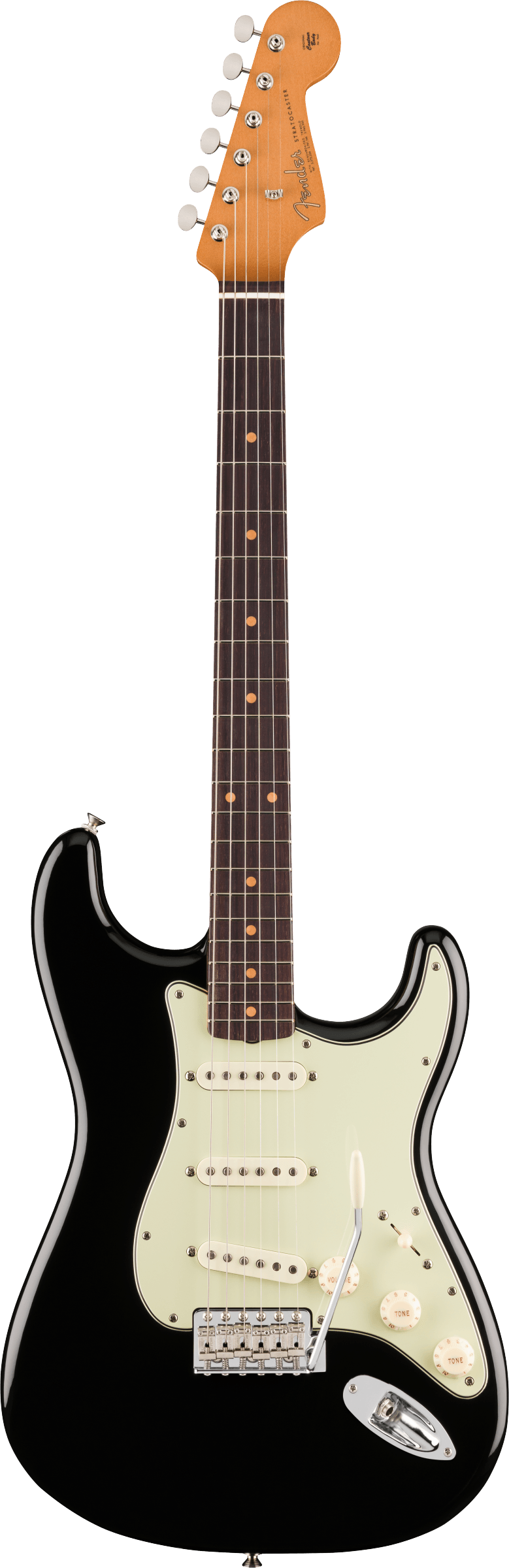 Fender Vintera® III Early '60s Stratocaster®, Rosewood Fingerboard, Black, Electric Guitar - Fair Deal Music