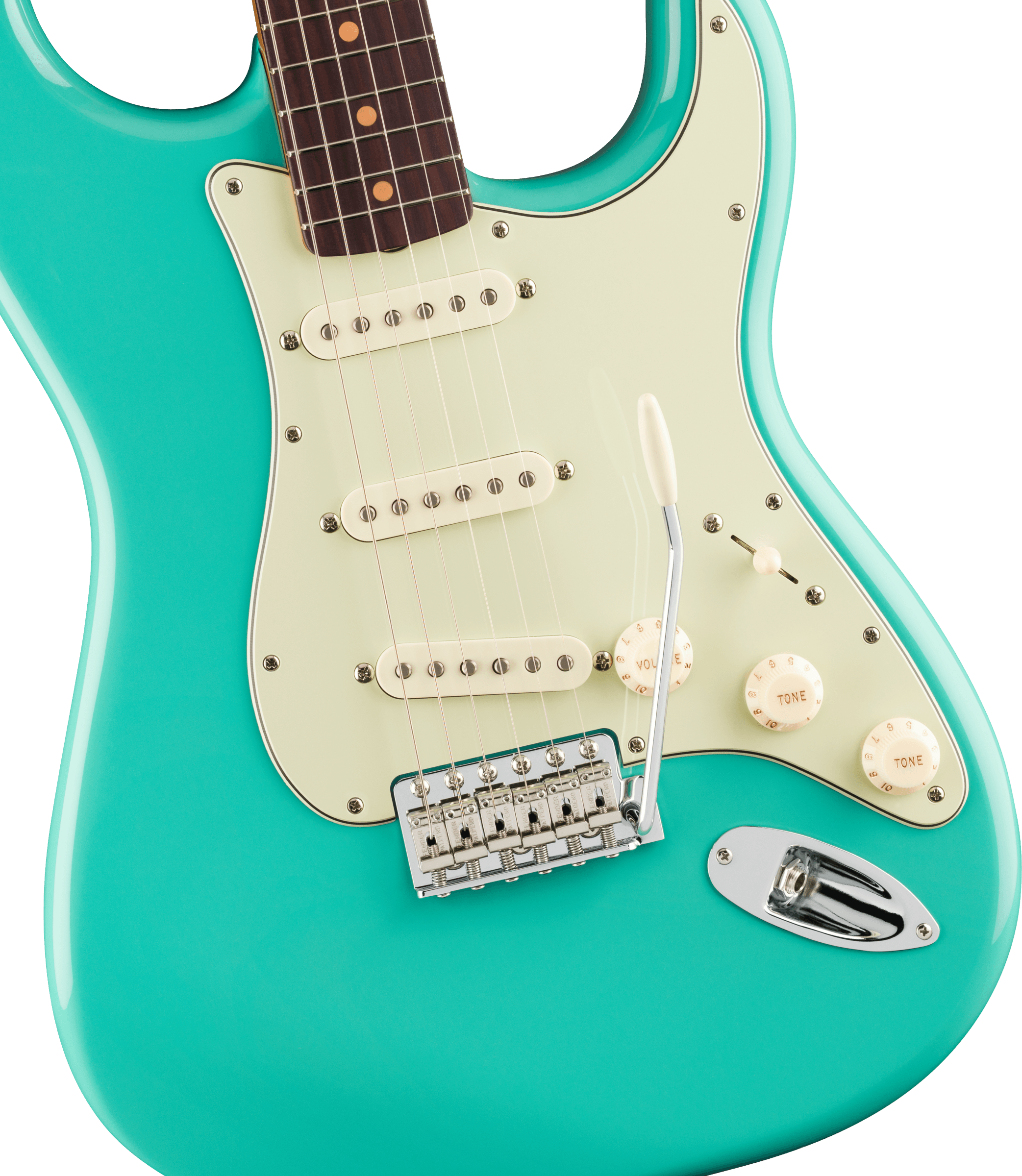 Fender Vintera® III Early '60s Stratocaster®, Rosewood Fingerboard, Seafoam Green, Electric Guitar - Fair Deal Music