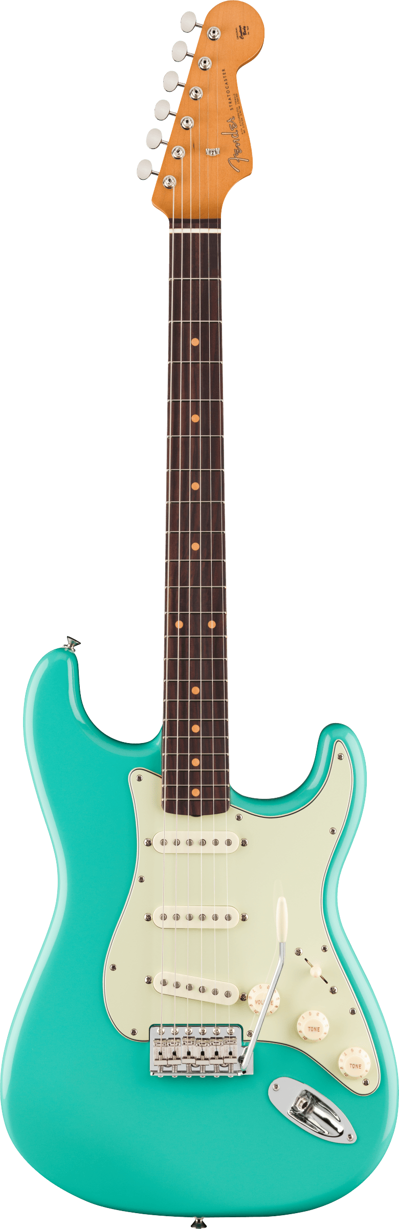 Fender Vintera® III Early '60s Stratocaster®, Rosewood Fingerboard, Seafoam Green, Electric Guitar - Fair Deal Music