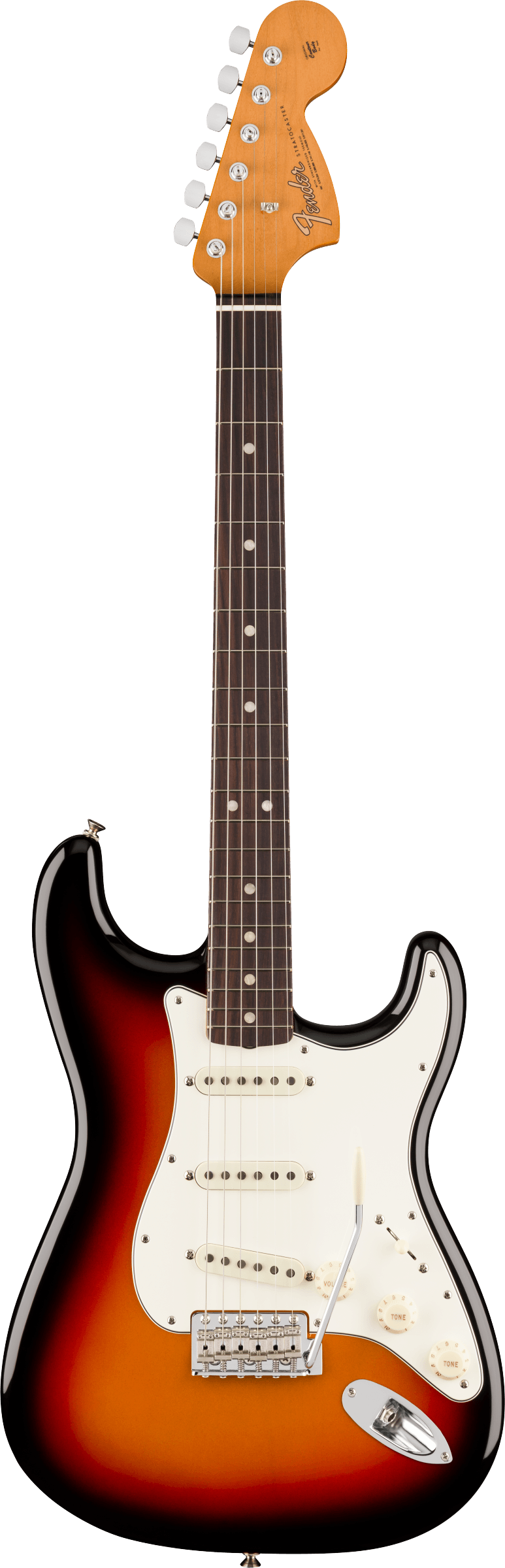 Fender Vintera® III Late '60s Stratocaster®, Rosewood Fingerboard, 3-Color Sunburst Electric Guitar - Fair Deal Music