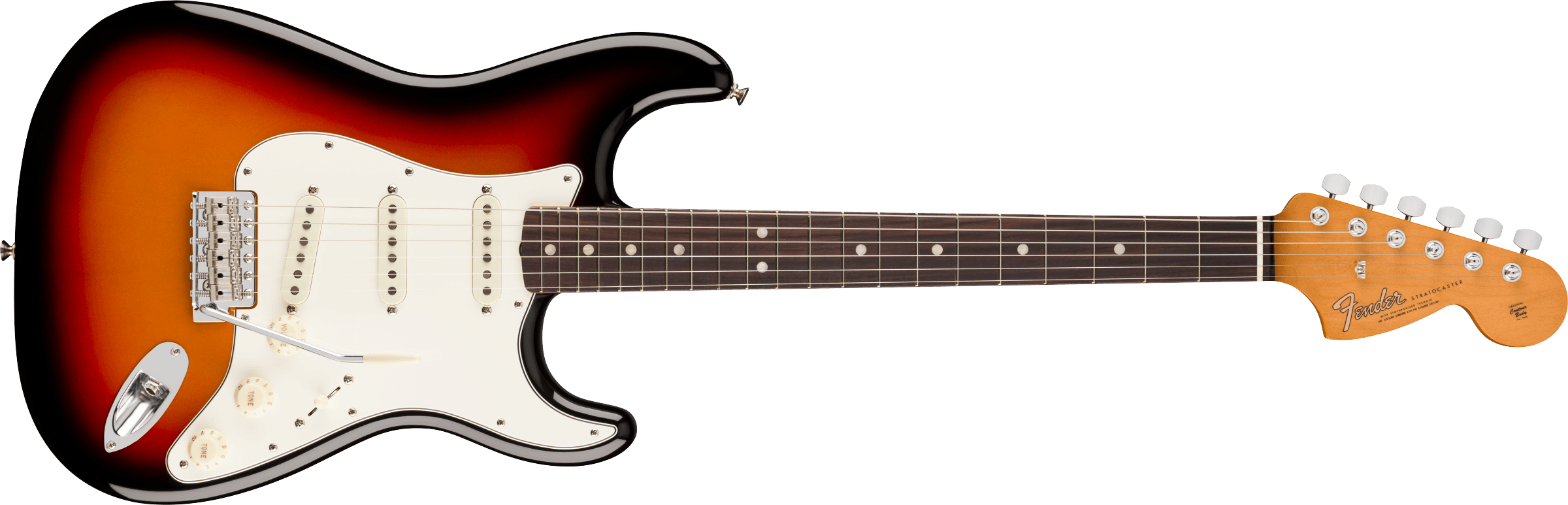 Fender Vintera® III Late '60s Stratocaster®, Rosewood Fingerboard, 3-Color Sunburst - Fair Deal Music