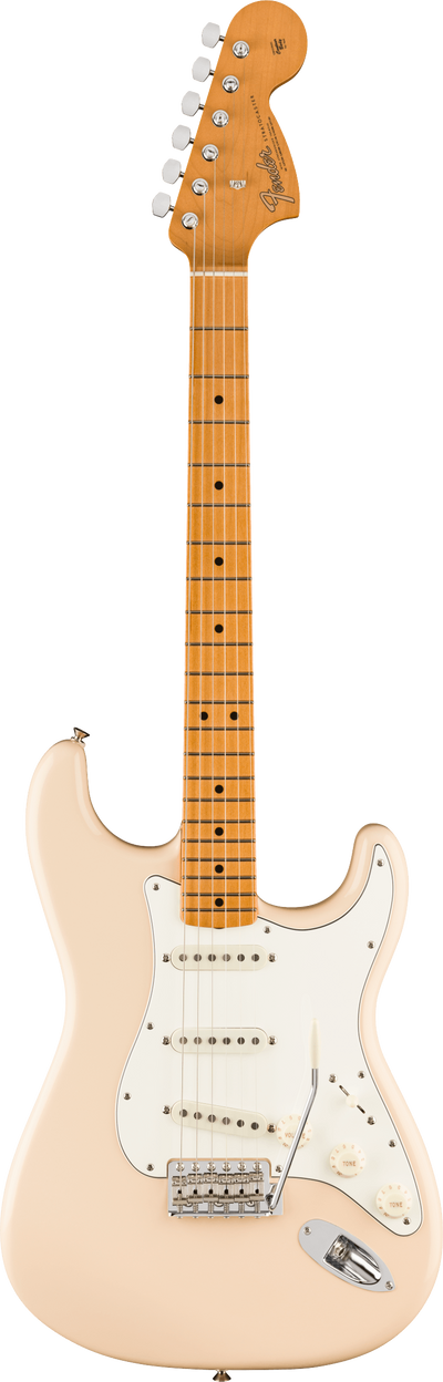 Fender Vintera® III Late '60s Stratocaster®, Maple Fingerboard, Olympic White Electric Guitar - Fair Deal Music