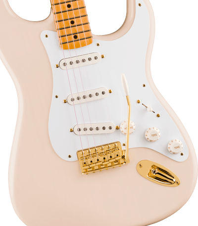Fender Limited Edition Vintera® III Late '50s Stratocaster®, Maple Fingerboard, White Blonde Electric Guitar - Fair Deal Music