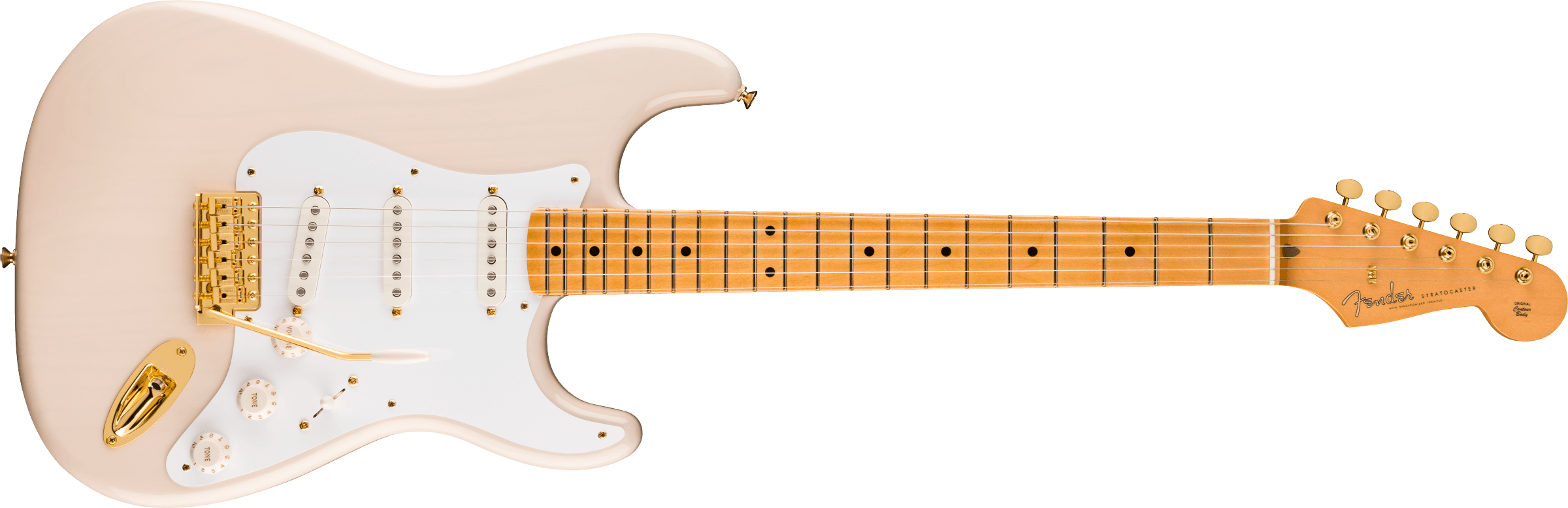 Fender Limited Edition Vintera® III Late '50s Stratocaster®, Maple Fingerboard, White Blonde Electric Guitar - Fair Deal Music