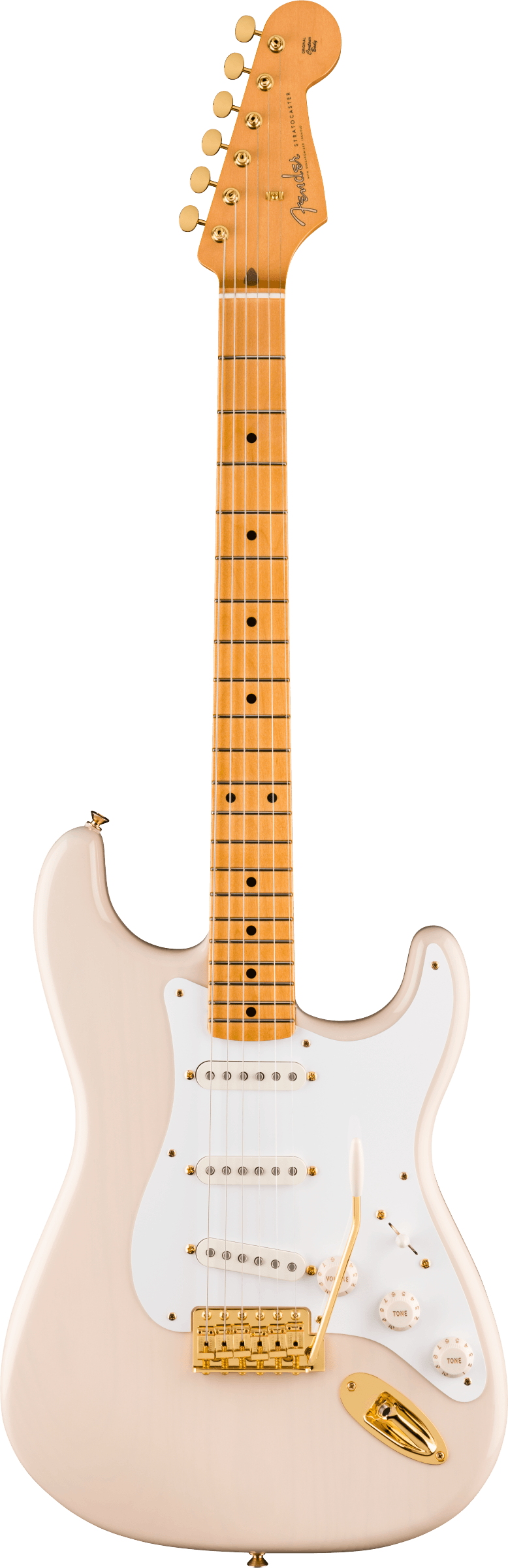 Fender Limited Edition Vintera® III Late '50s Stratocaster®, Maple Fingerboard, White Blonde Electric Guitar - Fair Deal Music