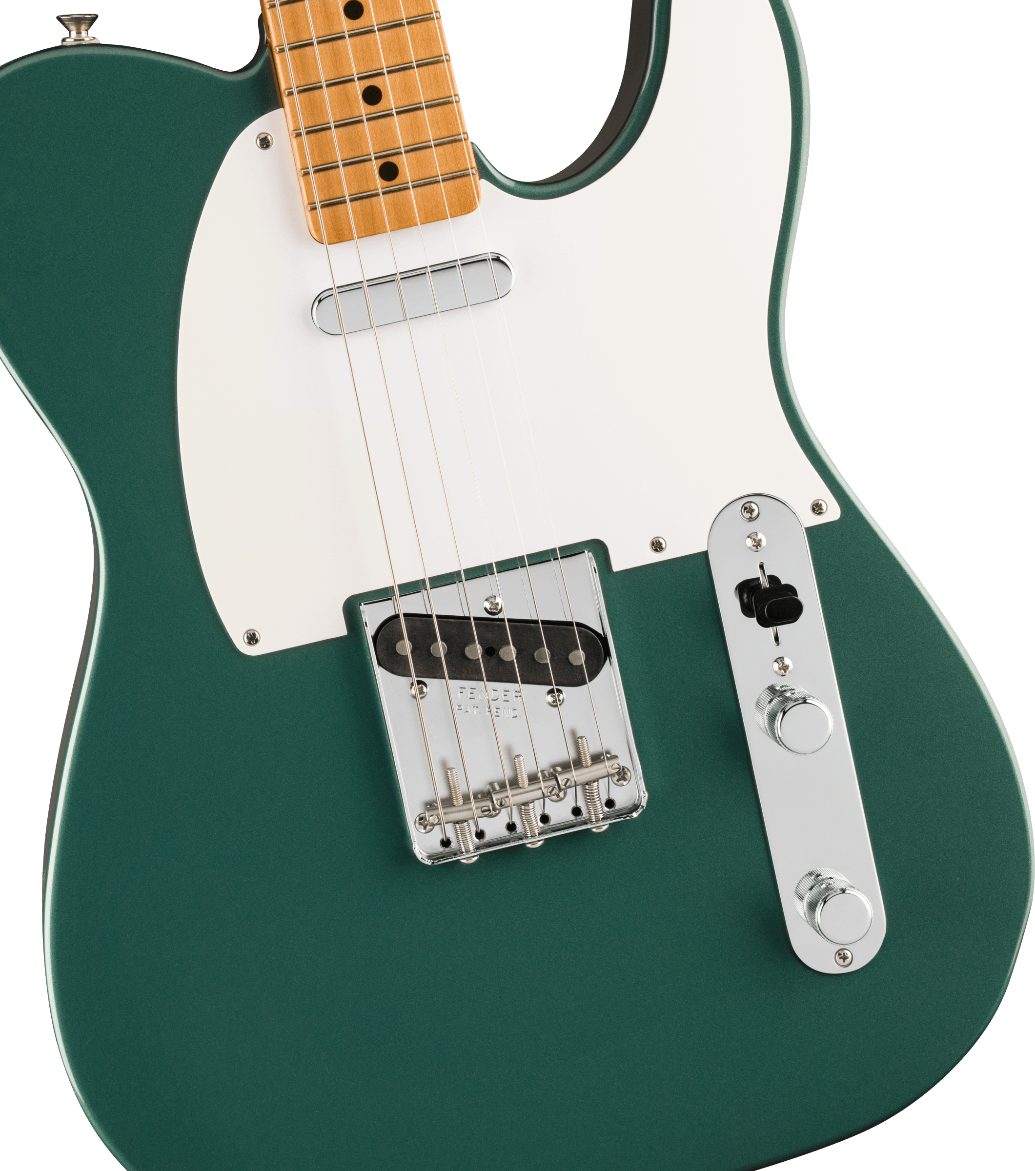 Fender Vintera® III Late '50s Telecaster®, Maple Fingerboard, Sherwood Green Metallic Electric Guitar - Fair Deal Music