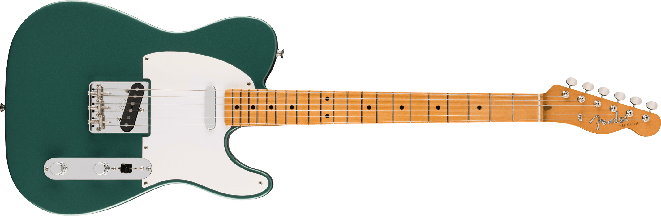Fender Vintera® III Late '50s Telecaster®, Maple Fingerboard, Sherwood Green Metallic Electric Guitar - Fair Deal Music