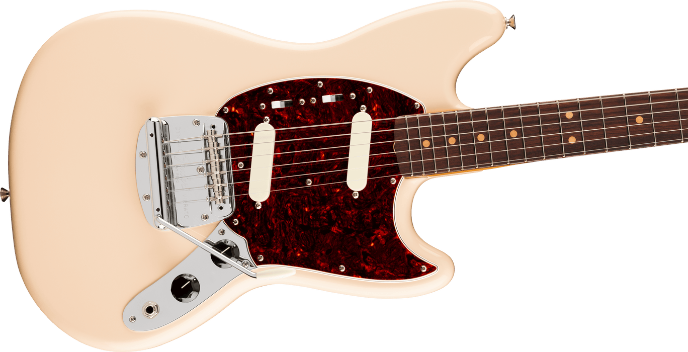 Fender Vintera® III Mid '60s Mustang®, Rosewood Fingerboard, Olympic White, Electric guitar - Fair Deal Music