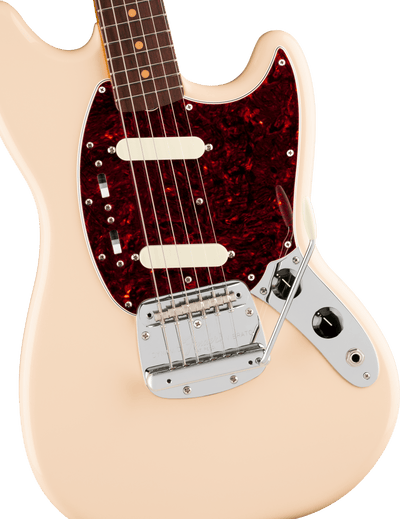 Fender Vintera® III Mid '60s Mustang®, Rosewood Fingerboard, Olympic White, Electric guitar - Fair Deal Music