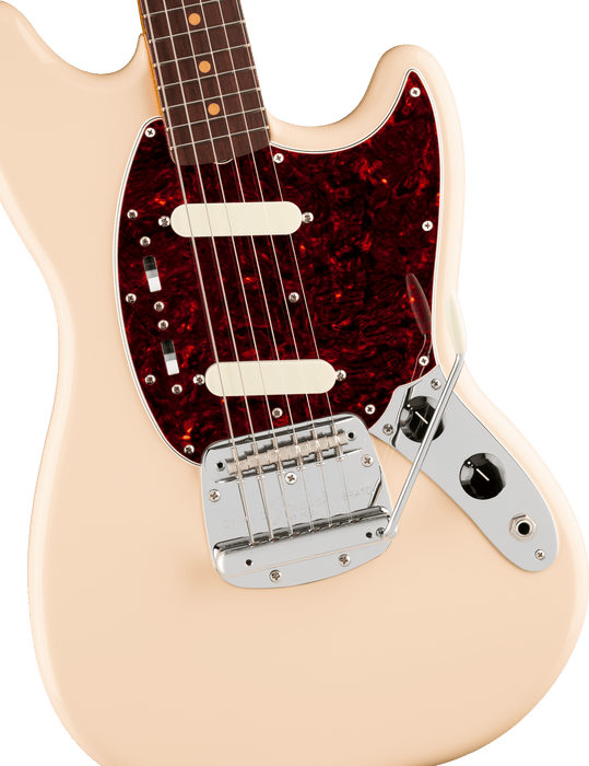 Fender Vintera® III Mid '60s Mustang®, Rosewood Fingerboard, Olympic White, Electric guitar - Fair Deal Music