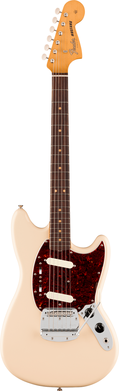 Fender Vintera® III Mid '60s Mustang®, Rosewood Fingerboard, Olympic White, Electric guitar - Fair Deal Music