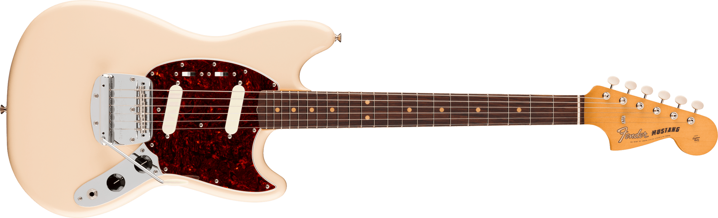 Fender Vintera® III Mid '60s Mustang®, Rosewood Fingerboard, Olympic White, Electric guitar - Fair Deal Music