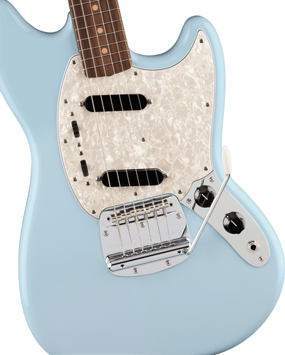 Fender Vintera® III Mid '60s Mustang®, Rosewood Fingerboard, Sonic Blue, Electric guitar - Fair Deal Music