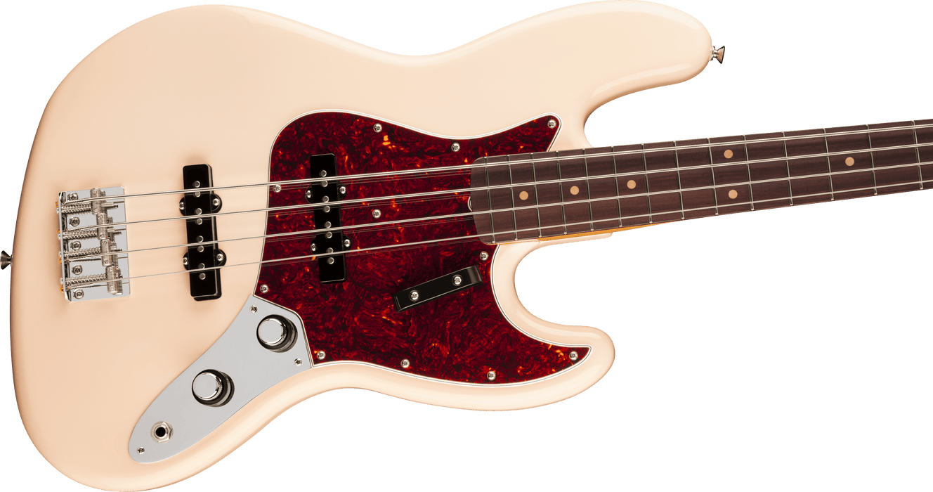 Fender Vintera® III Early '60s Jazz Bass in Olympic White, Electric Bass Guitar - Fair Deal Music