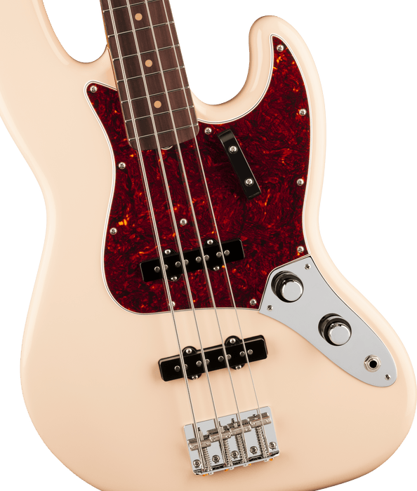 Fender Vintera® III Early '60s Jazz Bass in Olympic White, Electric Bass Guitar - Fair Deal Music