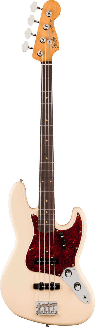 Fender Vintera® III Early '60s Jazz Bass in Olympic White, Electric Bass Guitar - Fair Deal Music