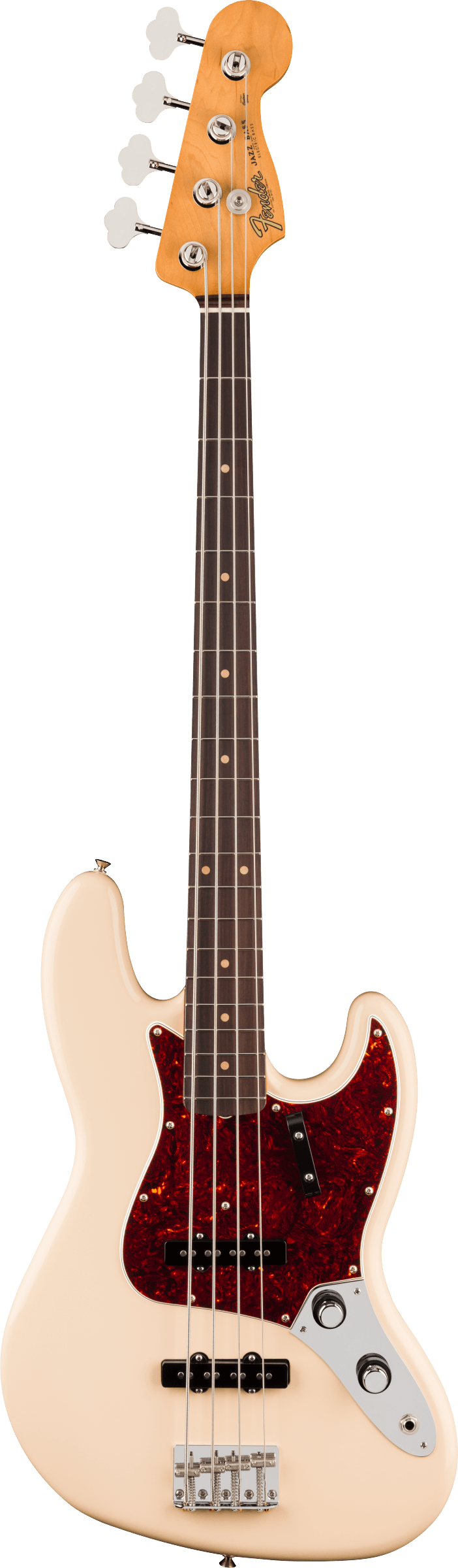 Fender Vintera® III Early '60s Jazz Bass in Olympic White, Electric Bass Guitar - Fair Deal Music