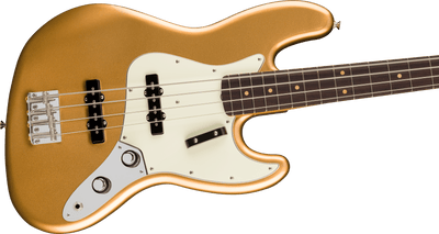 Fender Vintera® III Early '60s Jazz Bass in Aztec Gold, Electric Bass Guitar - Fair Deal Music