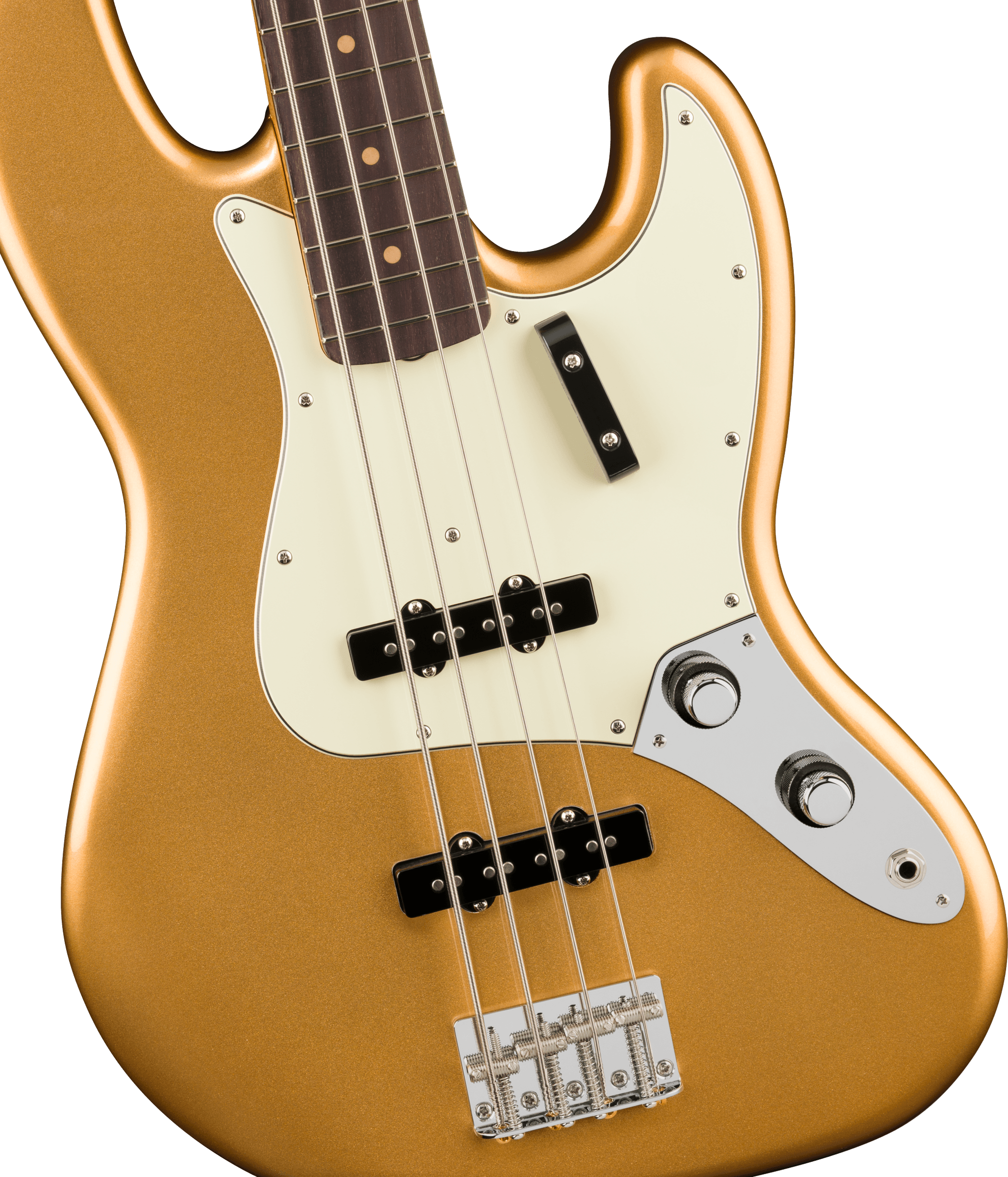 Fender Vintera® III Early '60s Jazz Bass in Aztec Gold, Electric Bass Guitar - Fair Deal Music