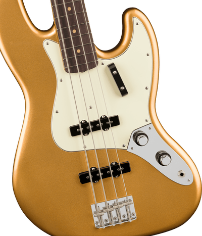 Fender Vintera® III Early '60s Jazz Bass in Aztec Gold, Electric Bass Guitar - Fair Deal Music
