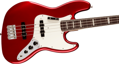 Fender Vintera® III Early '70s Jazz Bass in Candy Apple Red, Electric Bass Guitar - Fair Deal Music