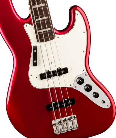 Fender Vintera® III Early '70s Jazz Bass in Candy Apple Red, Electric Bass Guitar - Fair Deal Music