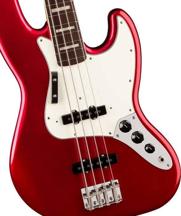 Fender Vintera® III Early '70s Jazz Bass in Candy Apple Red, Electric Bass Guitar - Fair Deal Music
