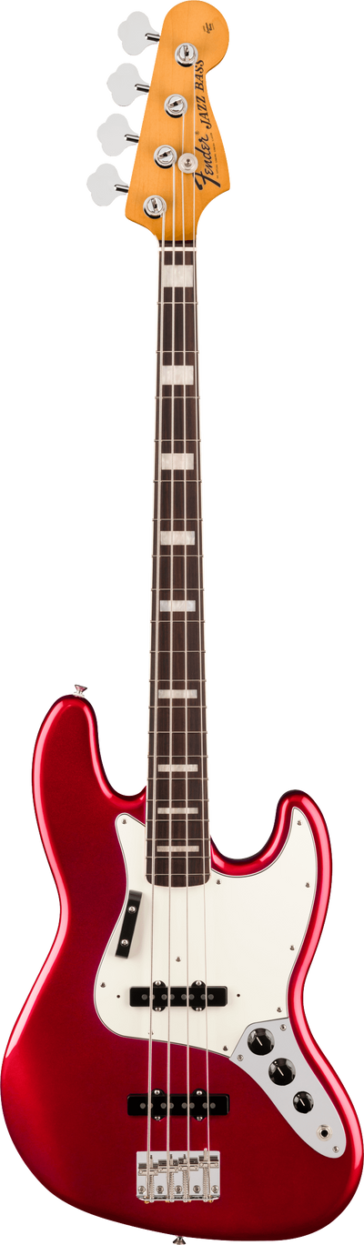 Fender Vintera® III Early '70s Jazz Bass in Candy Apple Red, Electric Bass Guitar - Fair Deal Music
