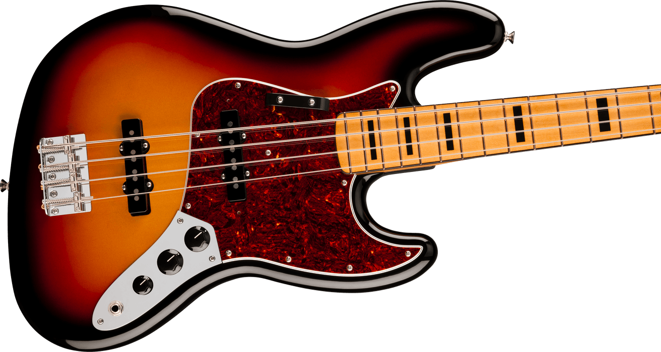 Fender Vintera® III Early '70s Jazz Bass in 3-Colour Sunburst, Electric Bass Guitar - Fair Deal Music