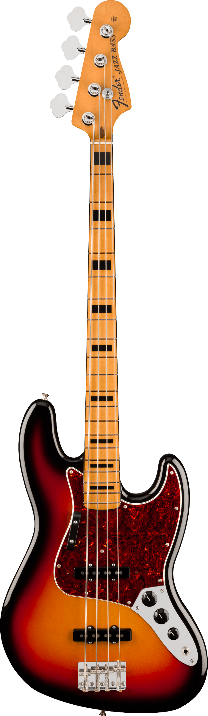 Fender Vintera® III Early '70s Jazz Bass in 3-Colour Sunburst, Electric Bass Guitar - Fair Deal Music